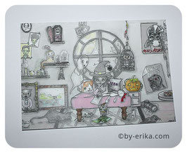 Damoiselle Zéphérine en mode Drawlloween