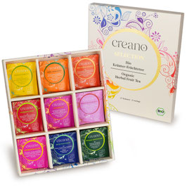 Geschenkbox CREANO SELECTION WHITE Bio-Kräuter/Früchte-Tees