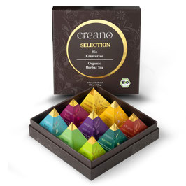 Geschenk-Set PYRAMIDE mit 9 Sorten Creano Bio Tees