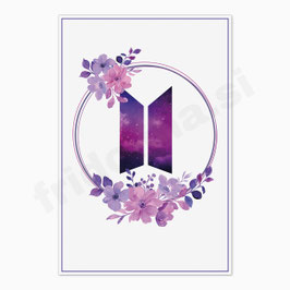 Poster BTS logo vesolje 2