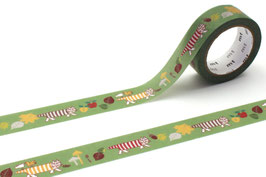 Washi lepilni trak - autumn mikey
