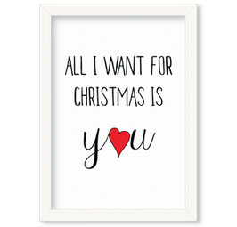 Grafika "All I want for Christmas"