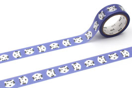 Washi lepilni trak - TIGRE blue