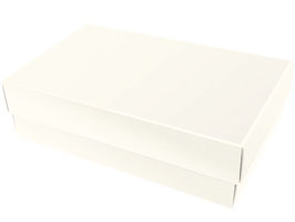 Darilna škatlica - velikost L v krem beli barvi