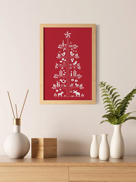 XMAS Paper Tree - print A4