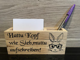 Notizzettelhalter Hase