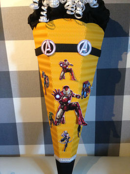 Dekoelemente für Schultüte Avengers Iron Man verschiedene Farben