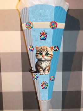 Schultüte Katze Charlie verschiedene Farben