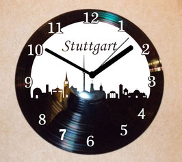 Schallplattenuhr Stuttgart