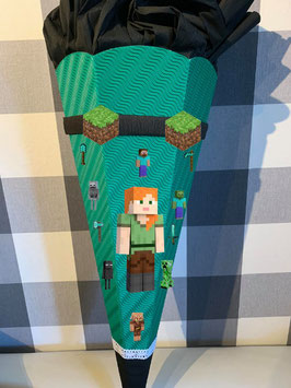 Bastelset für Schultüte Alex Minecraft verschiedene Farben
