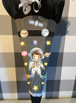 Schultüte Astronaut 1, Weltraum verschiedene Farben
