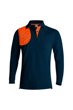 Navy / Orange - Herren - Langarm