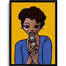 ART PRINT / Ella Fitzgerald "Lovely Day"
