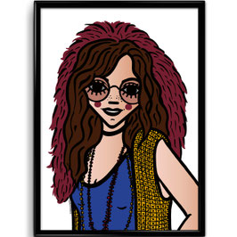 ART PRINT / Janis Joplin "Summertime"