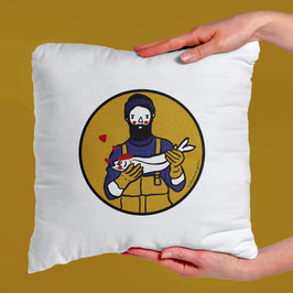 HOUSSE DE COUSSIN "Le Pêcheur"