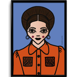 ART PRINT / Simone de Beauvoir "Beaver"