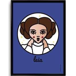 AFFICHE "Leia"