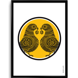 ART PRINT "Peace Birds"