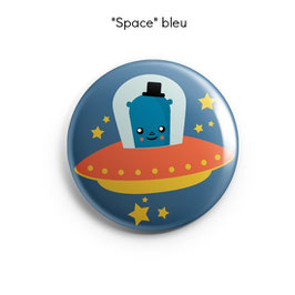 BADGE, MAGNET ou MIROIR "Space"