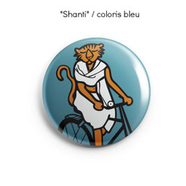 BADGE, MAGNET ou MIROIR "Shanti"