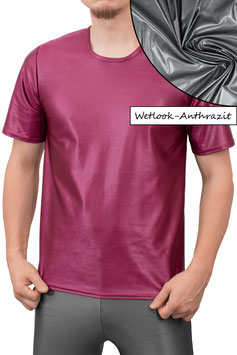 Herren Wetlook T-Shirt Comfort Fit anthrazit