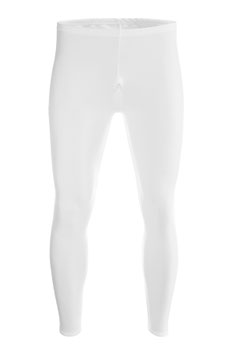 Herren Leggings mit Schritt-RV weiß