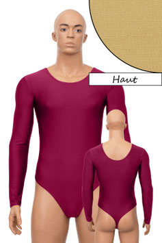 Herren Stringbody lange Ärmel haut