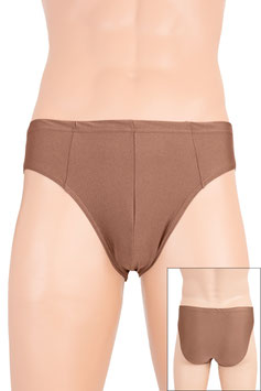 Herren Slip Braun