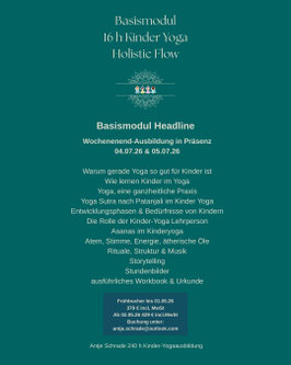 Basismodul 16 h Holistic Flow Kinderyoga
