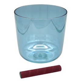 5.5” Infinity Crystal Singing Bowl in A4, 432 Hz