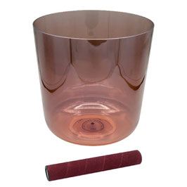 7.5” Infinity Crystal Singing Bowl in G3, 432 Hz