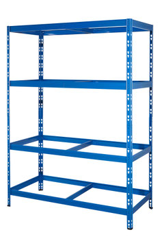 Schwerlastregal Rom 120 x 60 cm blau ohne Platten