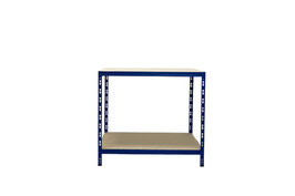 Arbeitstisch Rio blau 90 cm hoch oder 110 cm - 100 x 60 cm: Ihr stabiler und flexibler Ordnungshelfer!