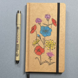 Unique handpainted notebook