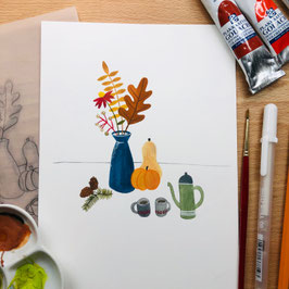 WORKSHOP - Sweater Weather. Illustreren met gouache