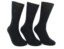 3 Paar Modal Socken antipress schwarz