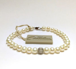 Bracciale Miluna perle freshwater e oro 750/1000.