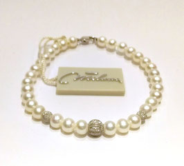 Bracciale Miluna perle freshwater e oro 750/1000.