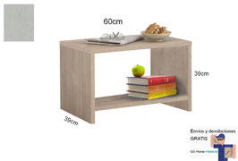 Mesita, mesa auxiliar MAGNUM - Color Aluminio Titán.