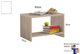 Mesita, mesa auxiliar MAGNUM - Color Blanco Soft.