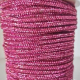 Cordino Strass 4mm Fucsia 1 metro
