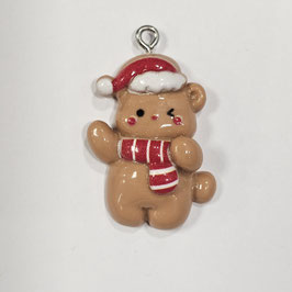 Ciondolo Natale Orsetto 20x33mm