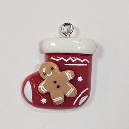 Ciondolo Natale Calza 21x26mm