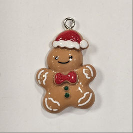 Ciondolo Natale Gingerbread 20x31mm