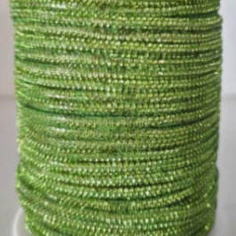Cordino Strass 4mm Verdino 1 metro