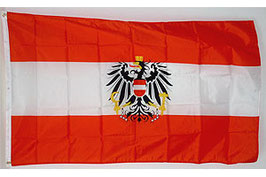 Österreich Fahne mit Adler