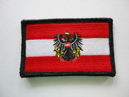 Aufnäher Österreich  "Fahne mit Adler"  Nr.11