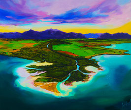 "Ache Delta" Acryl auf Leinwand 100x120cm