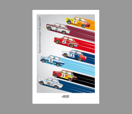 Verschiedene Poster DDR-Fahrzeuge