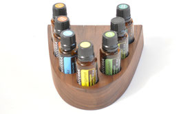 Walnussholz Design Display Doterra für 7 ätherische Öle 15 ml Fl. Nr.18